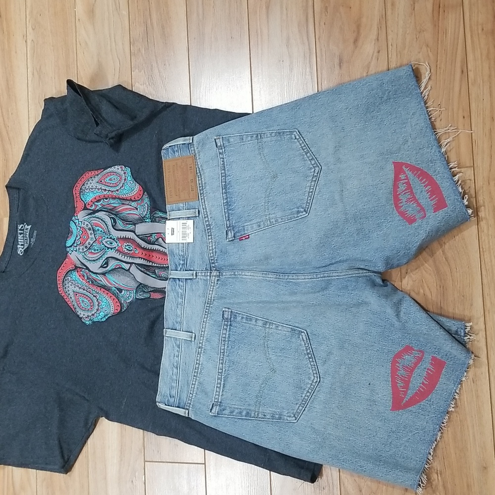Levi's Crazy Leg 93 Shorts - Picture 4 of 8